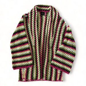 Urban Outfitters - Crochet Kimono Cardigan with Bell Sleeves - M/L